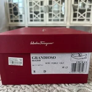 Salvatore Ferragamo | Shoes | Color Nero Pebble Calf | Poshmark display picture 1
